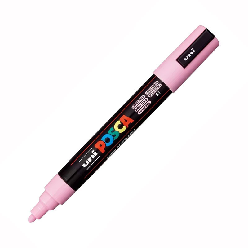 Caneta Posca PC-5M Rosa Claro Uni-Ball em Oferta na Shopee