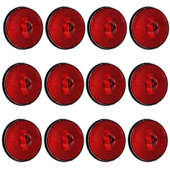 12 Lanterna Lateral Caminhão Carreta Baú Randon LED BIVOLT VM