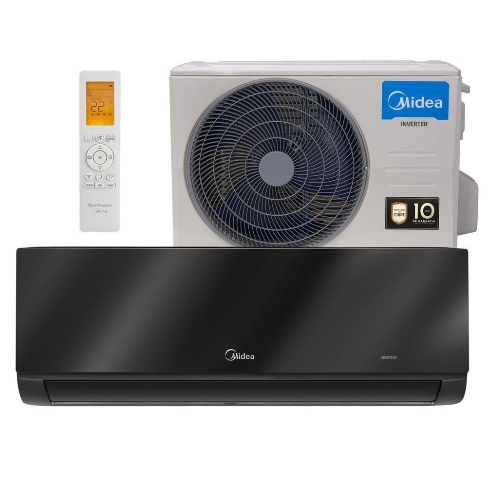 Ar Condicionado Split Inverter Midea 18000 BTUS Black Edition Quente/Frio 42MGVQI18M5.38MGVQI18M5 220V em Oferta na Shopee