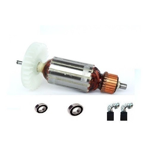Serra Marmore Makita 4100NH2 4100NS Induzido Rotor 110V Rolamentos Carvão 4100NSZ CC2014 CC2016