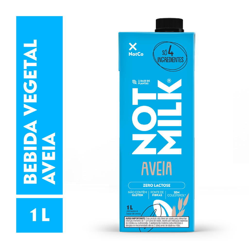 Bebida Vegetal NotCo NotMilk Aveia 1L em Oferta na Shopee