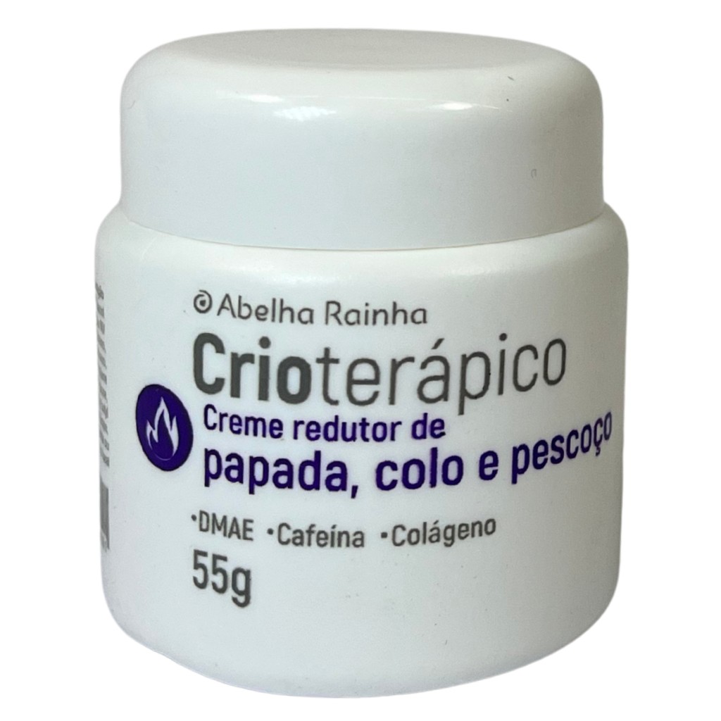 Creme Redutor de Papada, Colo e Pescoço Crioterápico Abelha Rainha 55g