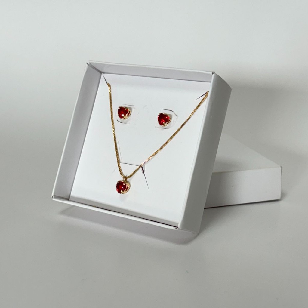 10 Caixas de Joias de Papel com Berço | Branca em Oferta na Shopee