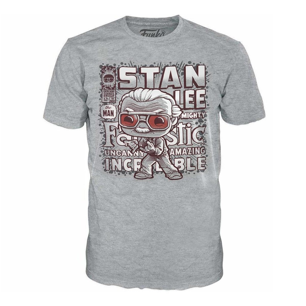 Funko Pop! Tees Camiseta Marvel Stan Lee Legado