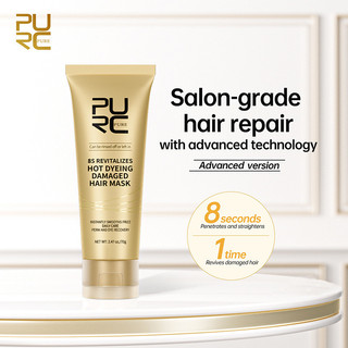 PURC 8 Segundos Máscara De Cabelo Queratina Profissional Creme Suave Produtos De Cuidados…