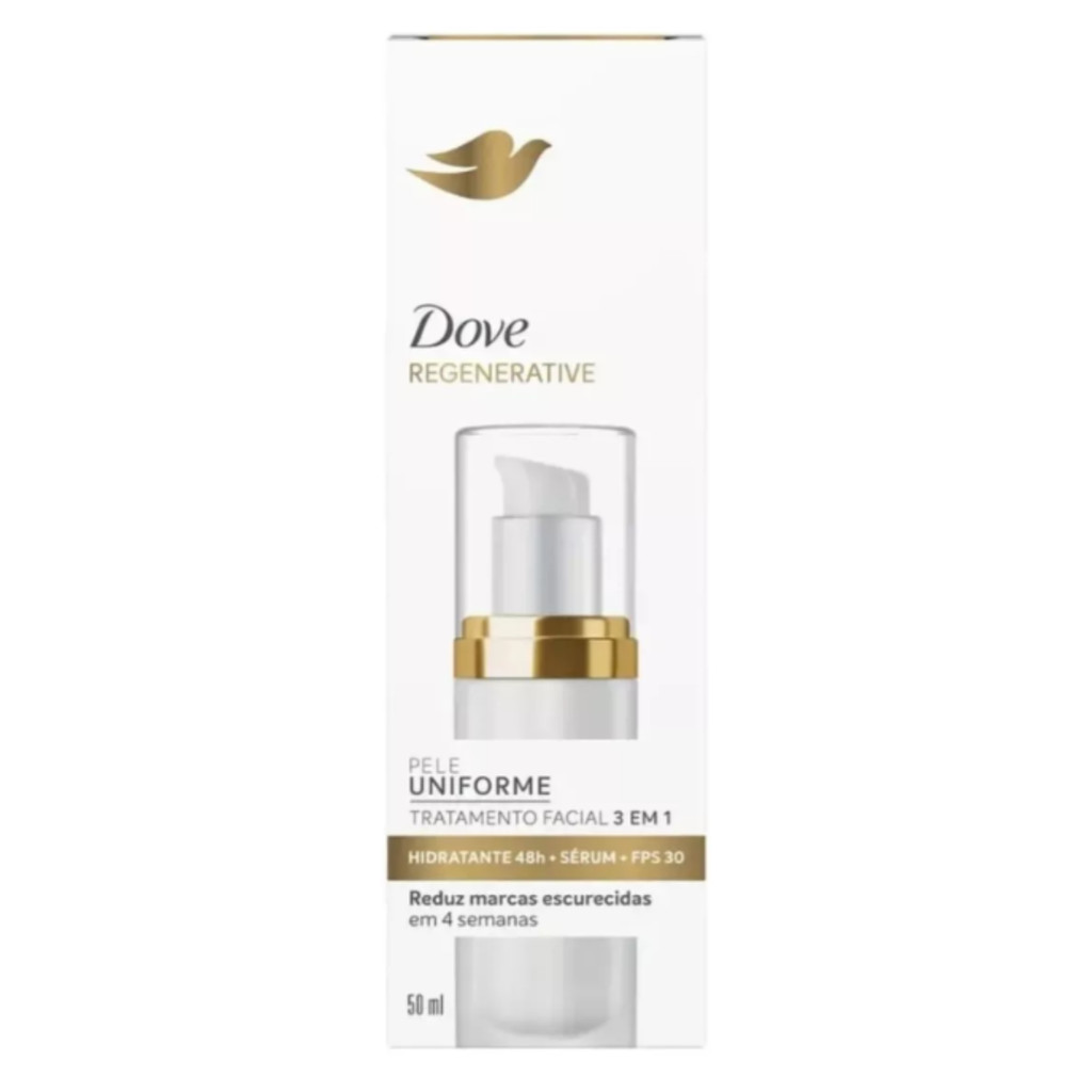 Dove Regenerative 3 Em 1 Hidratante Sérum Uniformizador Fps30 50 Ml