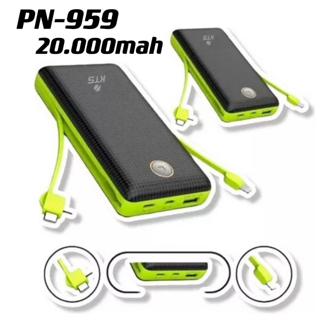 PN-959/956/952/951 Carregador Portátil Bateria Power Bank 20000mah,10000mah,5000mah em Oferta na Shopee