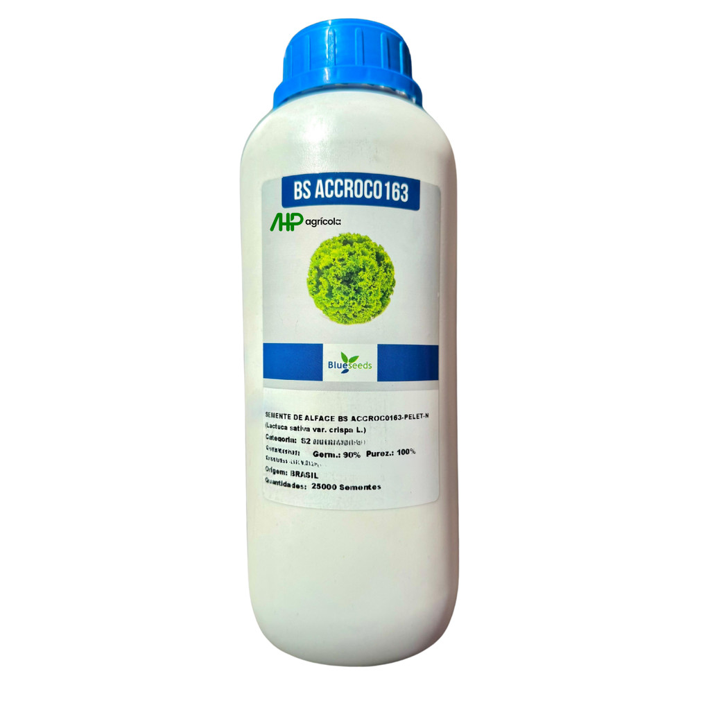 Alface Crocante Bs Croc0163 Blueseed 25.000 Sementes Peletizadas