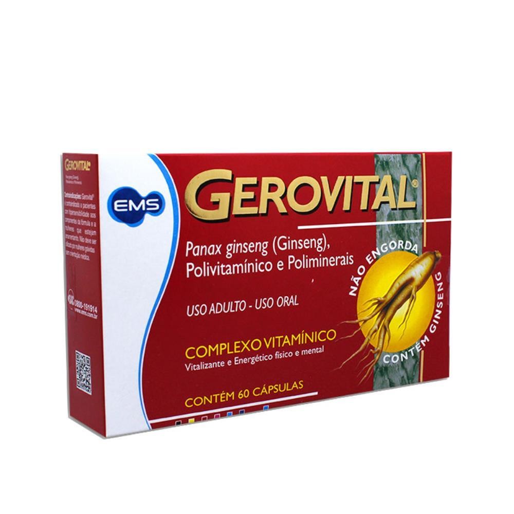 GEROVITAL COM 60 CÁPSULAS