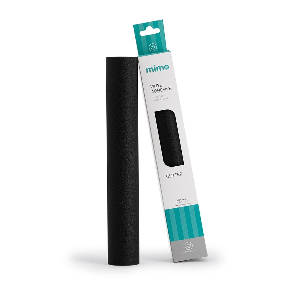 Adesivo Vinil Glitter - Preto Absoluto - Mimo - 30,5 cm x 1,22 m - 1 Unid em Oferta na Shopee