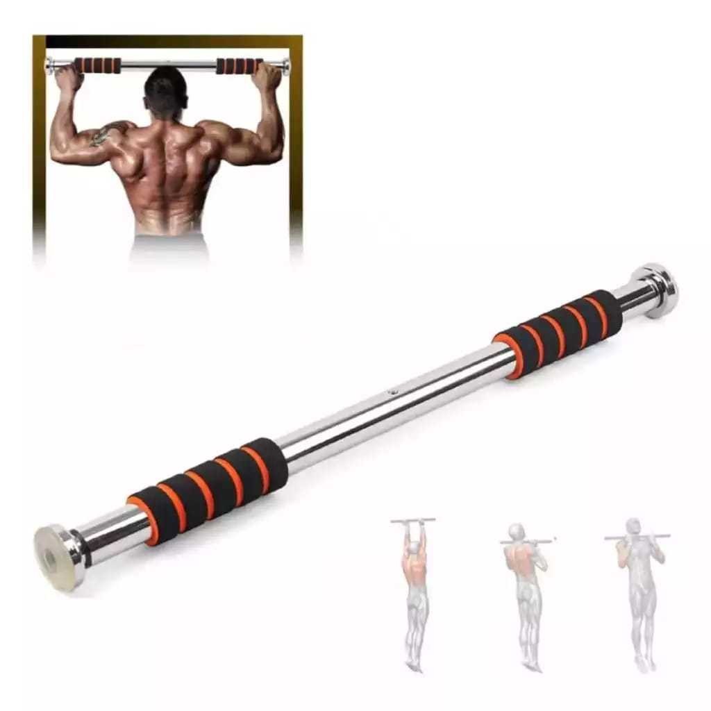 Barra Flexão Fixa De Porta Apoio Regulável 60 a 100cm Para Exercícios - Envio 24hrs!