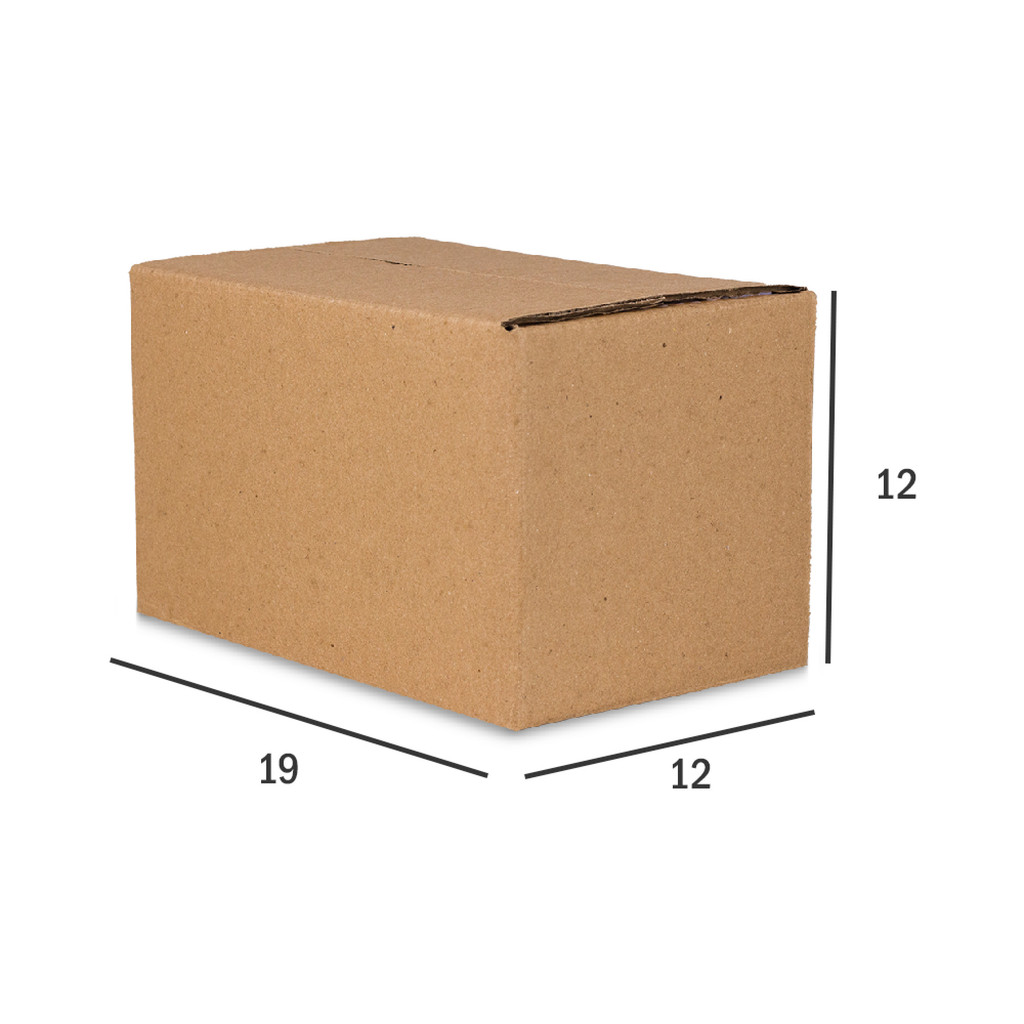 50 Caixas de Papelão Embalagem Transporte Envios E-commerce Correio PAC Sedex - 19x12x12 