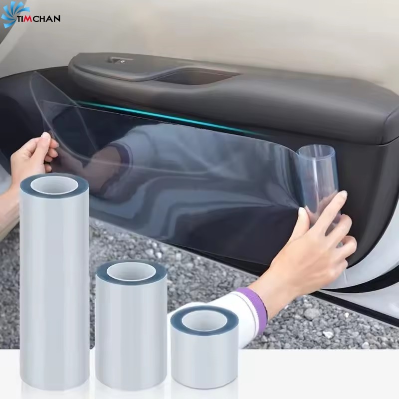 Filme Protetor De Soleira De Porta Automática Anti-Riscos De 1/2 Rolo-De Pintura De Pára-Choque De Carro À Prova D'água