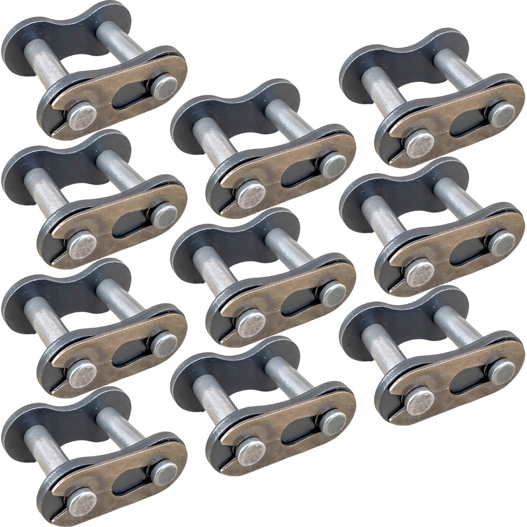 Kit 10 Peças Emenda Corrente Transmissão Asa 40/1 Passo 1/2 em Oferta na Shopee