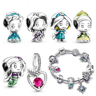 Pingente Prata 925 Desenhos Animados Charme Aço Inoxidável Contas  DIY Bela Jóias Pulseira Colar Acessórios em Oferta na Shopee
