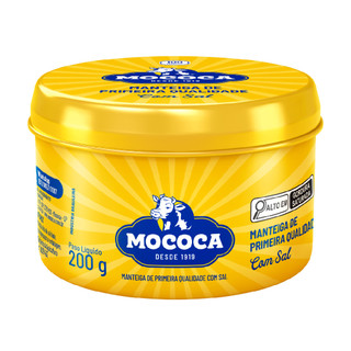 Manteiga de Primeira Qualidade Com Sal Lata 200g Mococa em Oferta na Shopee
