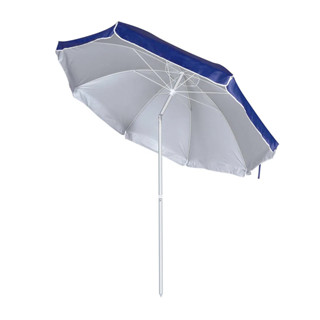 Guarda Sol Grande Azul Articulado Para Praia Piscina 2,60m Com Haste Em Alumínio E FPS 100 Mor em Oferta na Shopee
