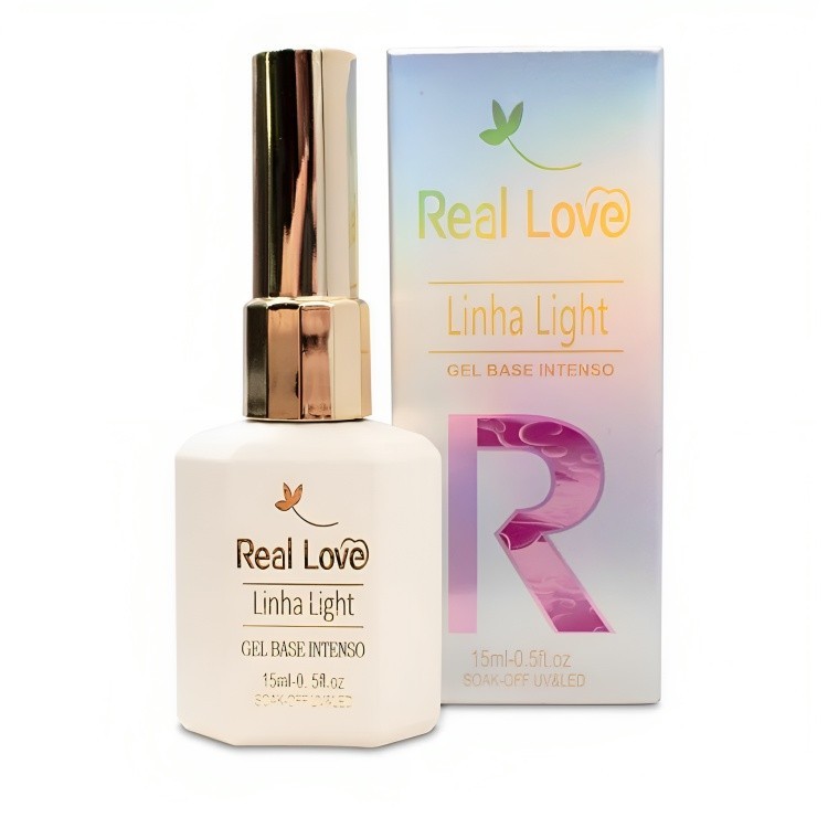 Base em Gel Intenso Linha Light 15ml - Real Love em Oferta na Shopee