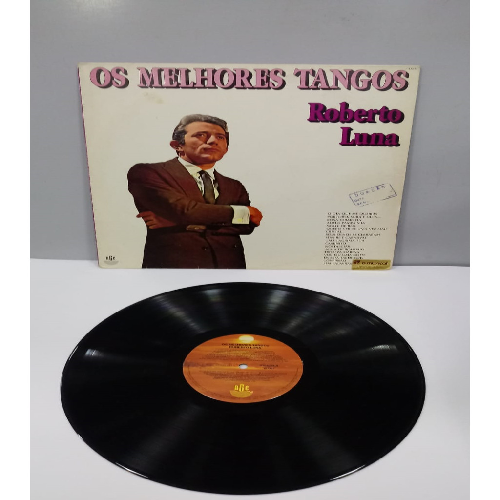 LP Vinil: Roberto Luna - Os melhores Tangos de Roberto Luna