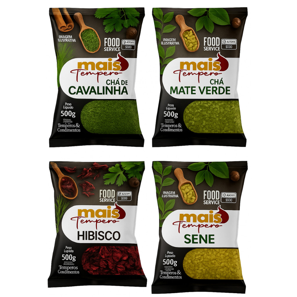 Kit de Chás Saudáveis Variados