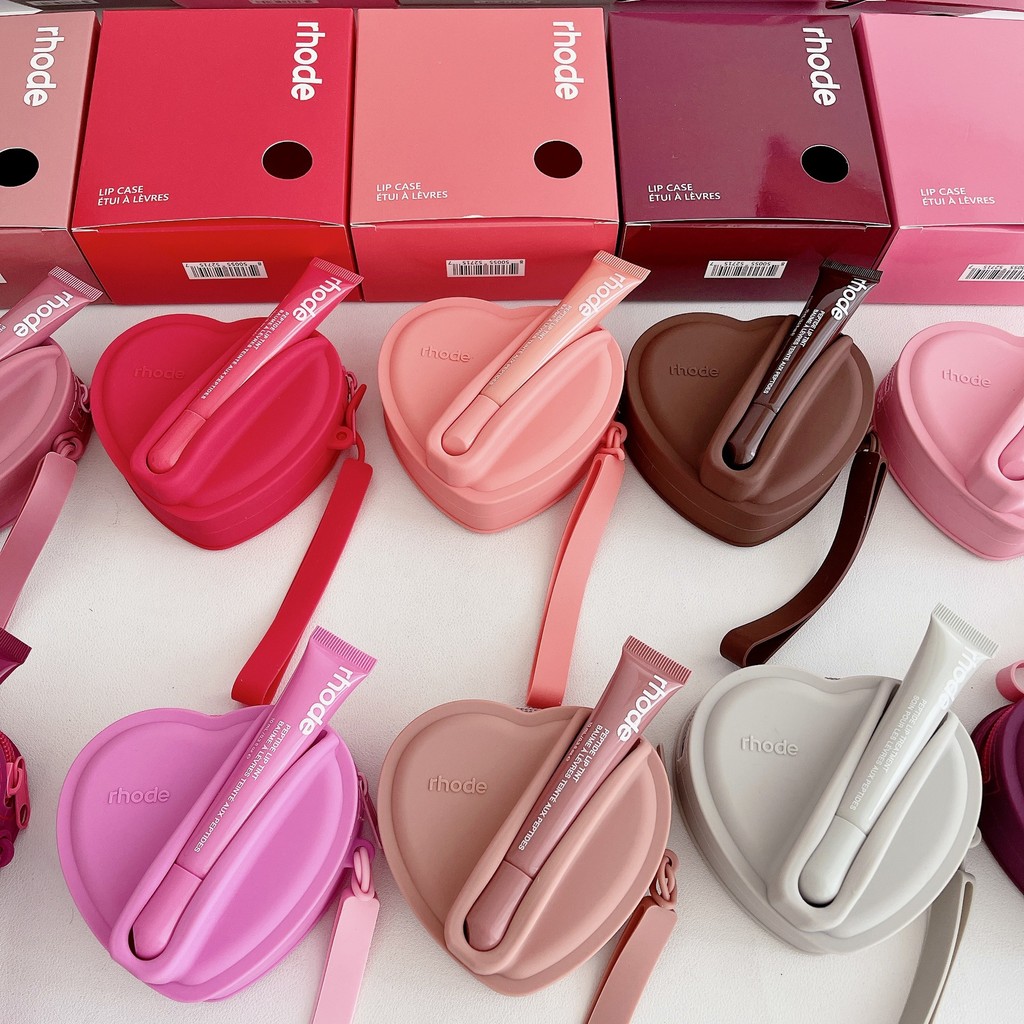Rhode Batom Esmalte Labial silicone Amor Saco De Armazenamento