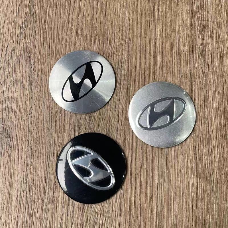 4 Peças/ Capa de Roda Hyundai Modificada 56MM Etiquetagem Langdong Elantra Yuedong ix35 Capa de Cubo de Roda Centro Ades