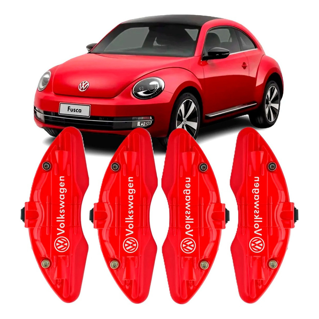 Capa Pinça De Freio 4pç C/ Travas Fusca 2013 2014 2015