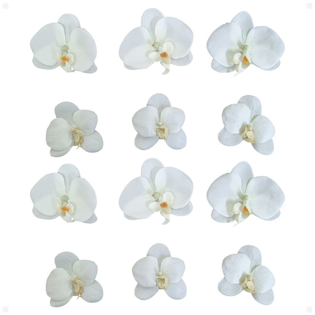 Phalaenopsis Flutuante Artificial Premium Kit com 12