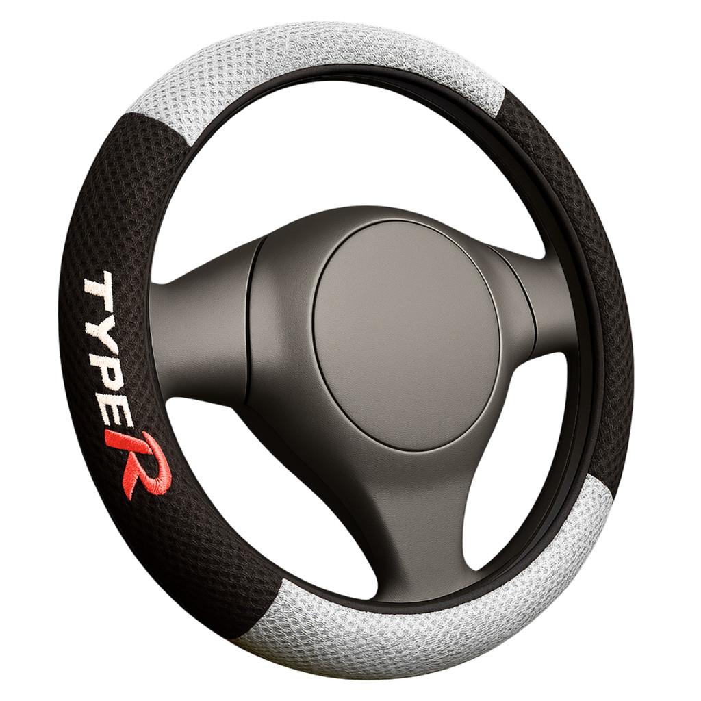 Capa De Volante Type-R Prateado 38cm Universal
