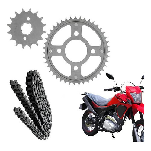 Kit Tração, Transmissão, Relação Shi175 Modelo Original em Oferta na Shopee