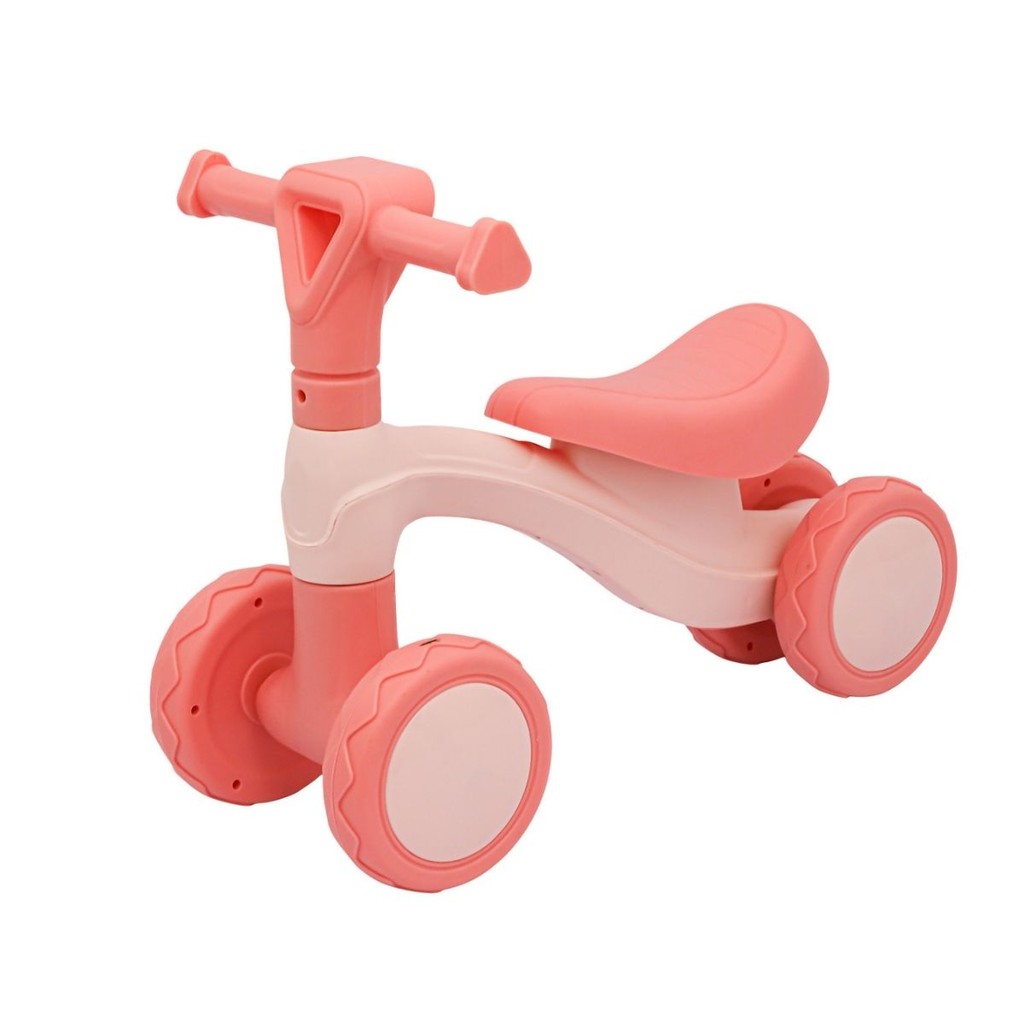 Bicicleta de Equilíbrio Infantil Rosa Zippy Sem Pedal Ideal para Coordenação e Equilíbrio