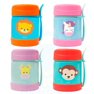 Pote Térmico Infantil Bebe Animal Fun Buba Inox Leão / Unicórnio /  Girafa / Macaco em Oferta na Shopee