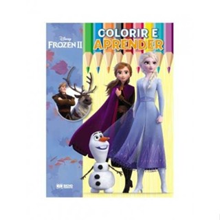 Colorir e Aprender Disney - Frozen II em Oferta na Shopee