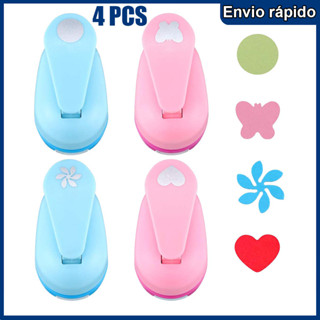 Perfurador em relevo para corte de papel, perfurador redondo para artesanato em Oferta na Shopee