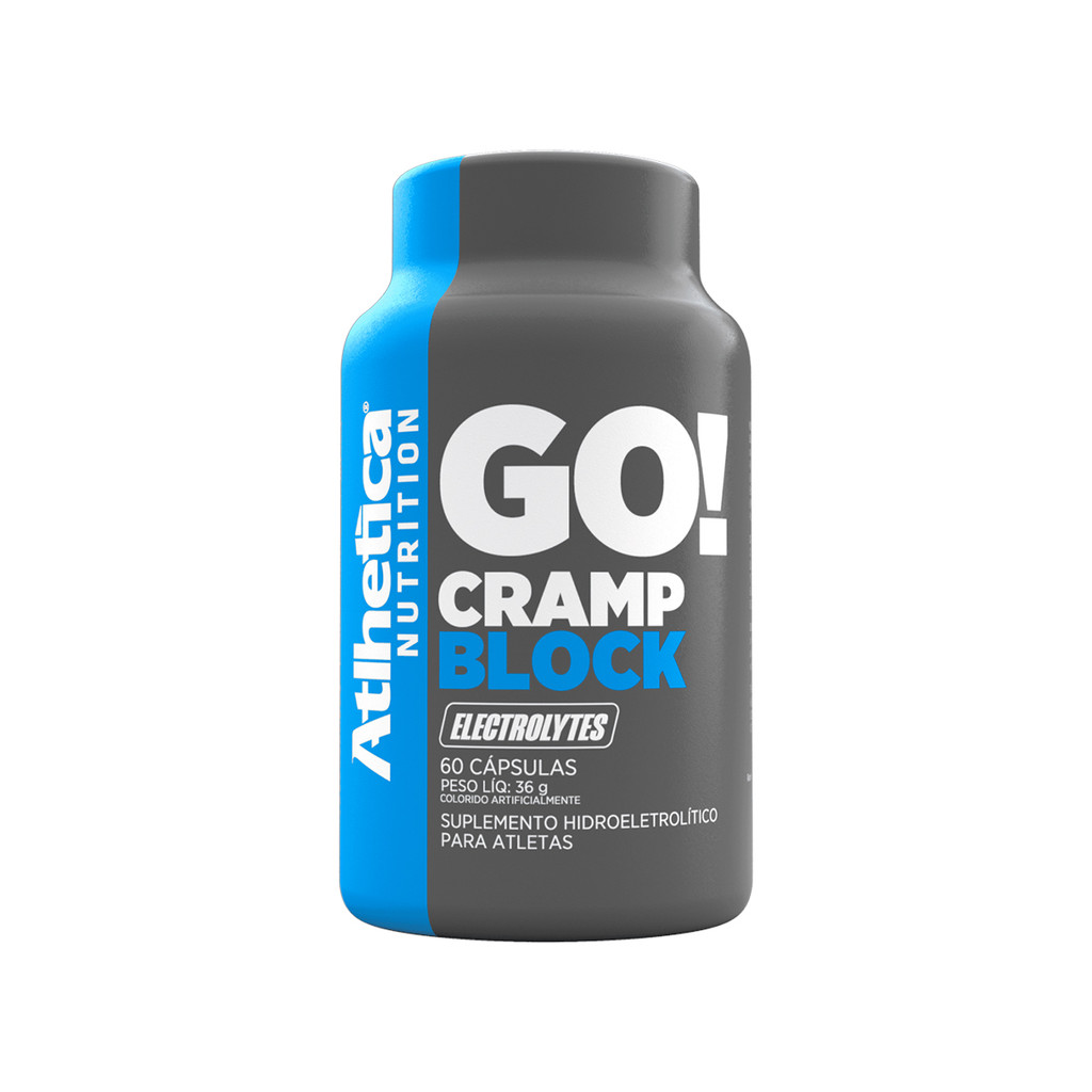 Go! Cramp Block - 60 Capsulas - Atlhetica Nutrition em Oferta na Shopee