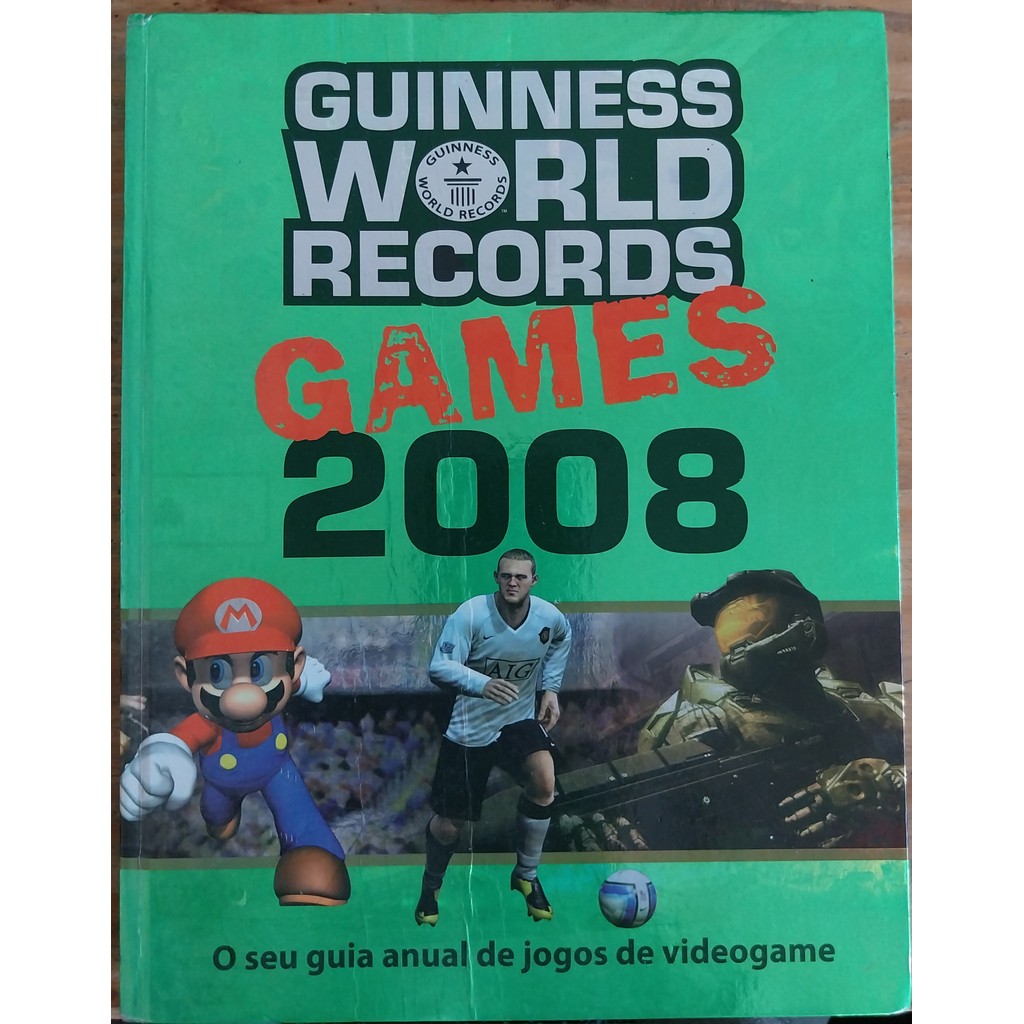 LIVRO, GUINNESS WORLD RECORDS GAMES 2008, O SEU GUIA ANUAL DE JOGOS DE VIDEOGAMES, EDIOURO