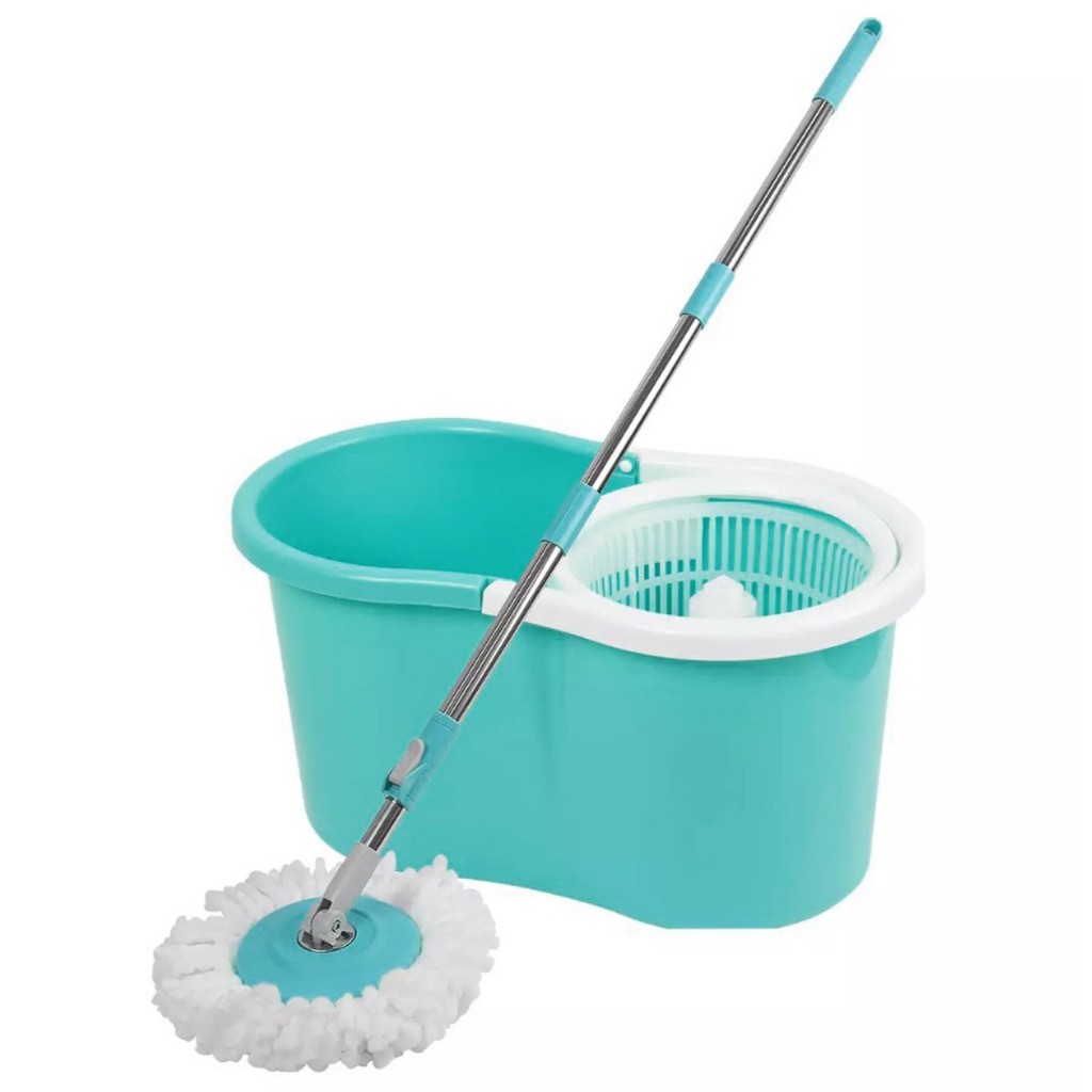 Rodo Mop Giratório Balde Esfregão Limpeza Completa com Cabo Profissional Refil Mobi Mopi Moopi Mobe