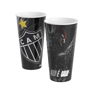 Copo de Plastico 700ml Atlético Mineiro Oficial Plasutil em Oferta na Shopee
