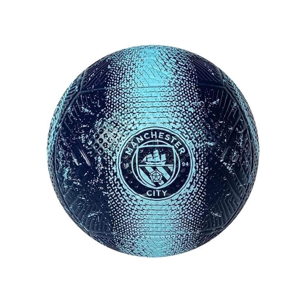 Detalhes do Bola de Futebol PVC/PU Nº 5 Manchester City Azul e Preta Futebol e Magia - 1381