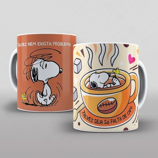 caneca Arte talvez nem exista problema talvez seja só falta de café para caneca xicara porcelana ceramica