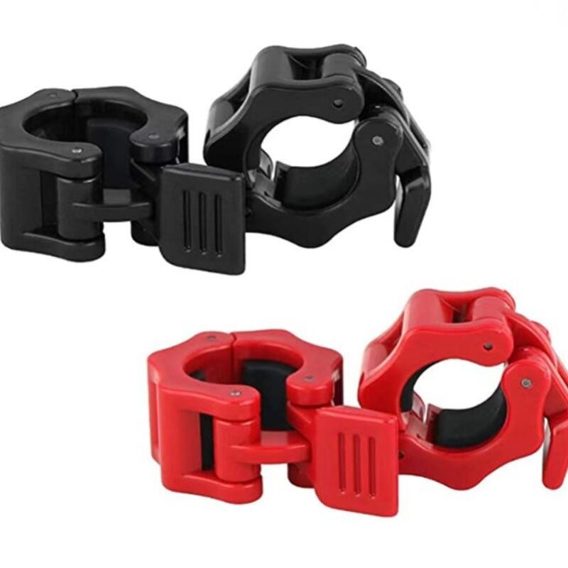 Presilhas Trava Rápida 25mm Para Barra De Academia Halter Jaw Lock 2,5cm Acessórios Musculação Par