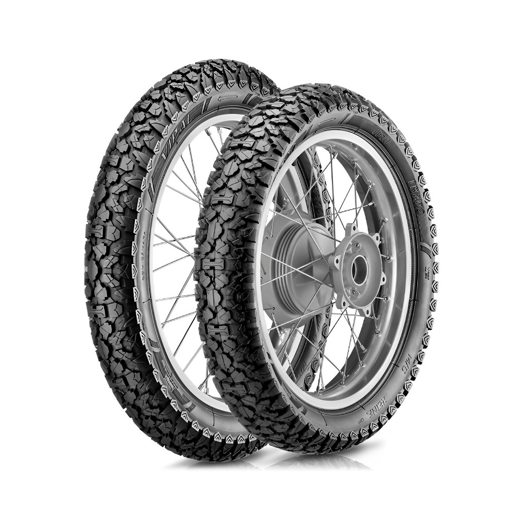 Par Pneu Vipal 60/100-17 e 80/100-14 TR200 Biz Pop Jet50 em Oferta na Shopee