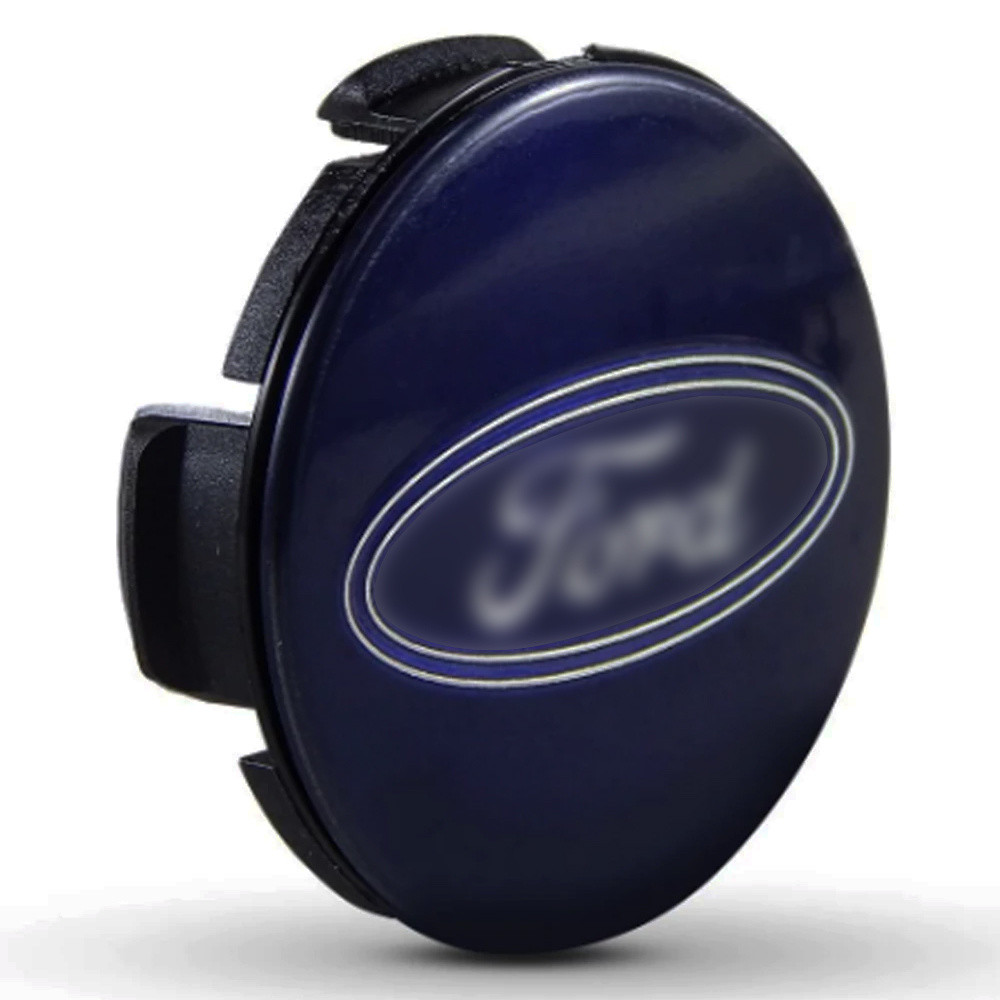 Calota Calotinha Centro Roda Ford New Fiesta Focus Ka Ecosport Azul
