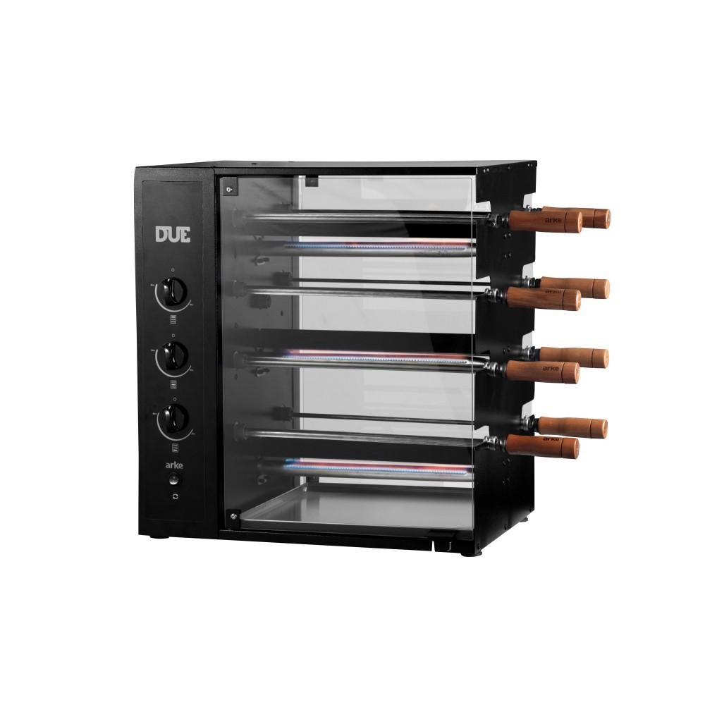 Churrasqueira a Gás GLP Rotativa 8 Espetos Bivolt Arke Due em Oferta na Shopee