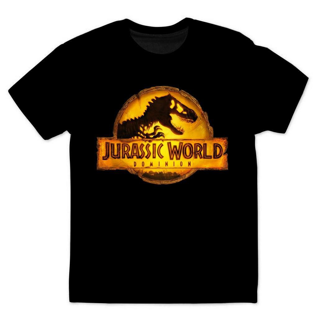 Camiseta 100% Algodão Filme Dinossauros Jurassic World Park Adulto/Infantil Moda Lançaento 2025 em Oferta na Shopee