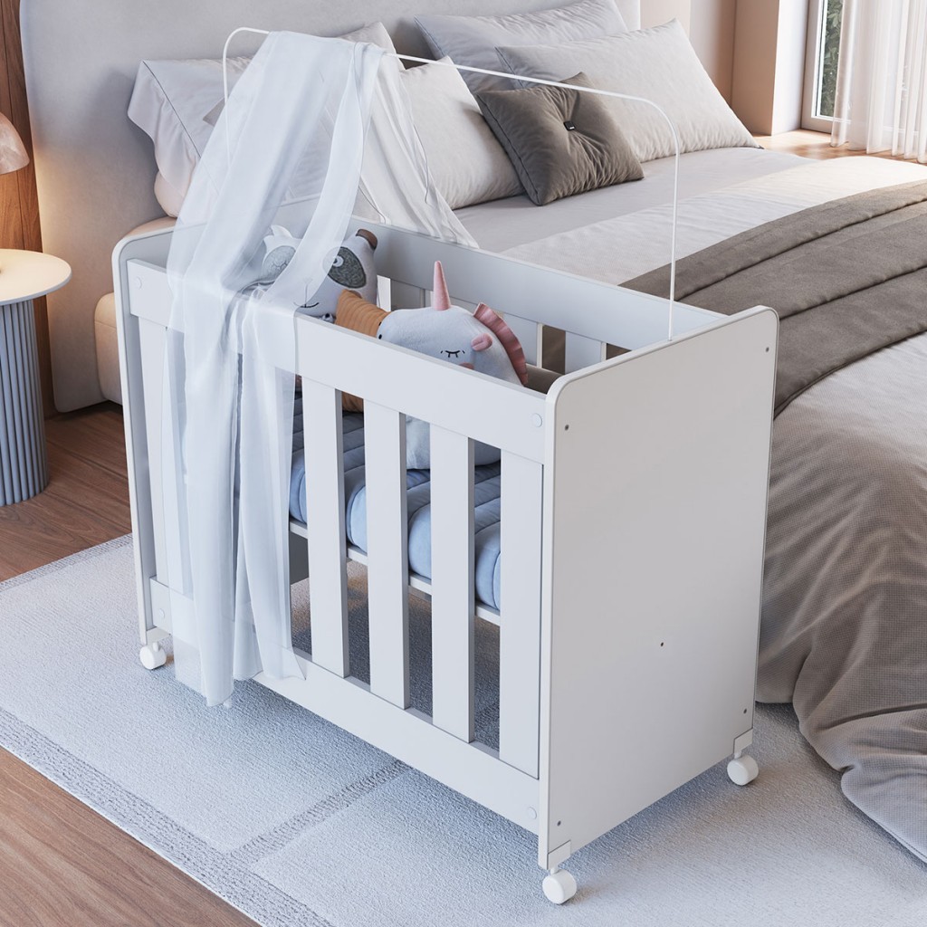 Berço Evolutivo 4 em 1 Com Colchão - Completa Móveis em Oferta na Shopee