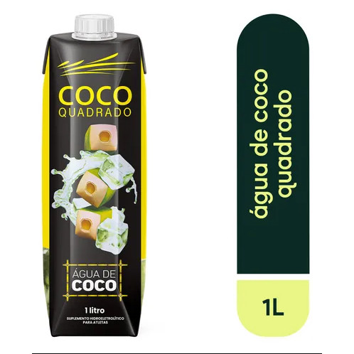 Água De Coco Quadrado Mult Bev 1 Litro em Oferta na Shopee