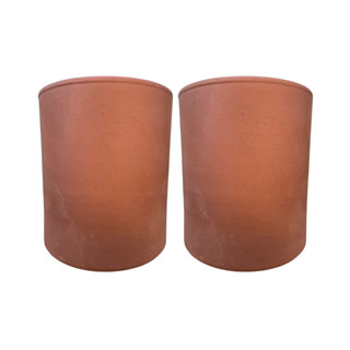 Kit 2 Vasos Cerâmica Barro Cilindros Alto N1 (22,0 X 24,5) em Oferta na Shopee
