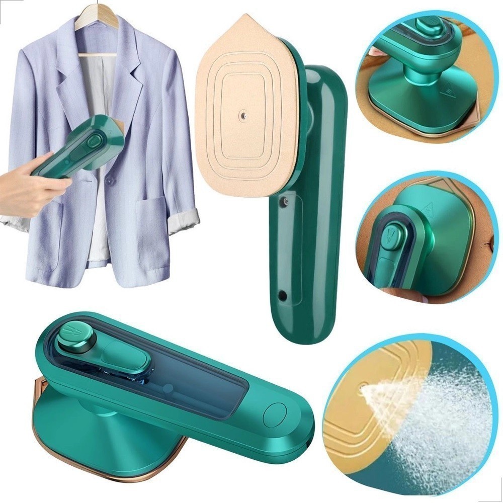 Mini Ferro De Passar Roupa a vapor Portátil Cabe Na Mala Bolsa Viagem em Oferta na Shopee