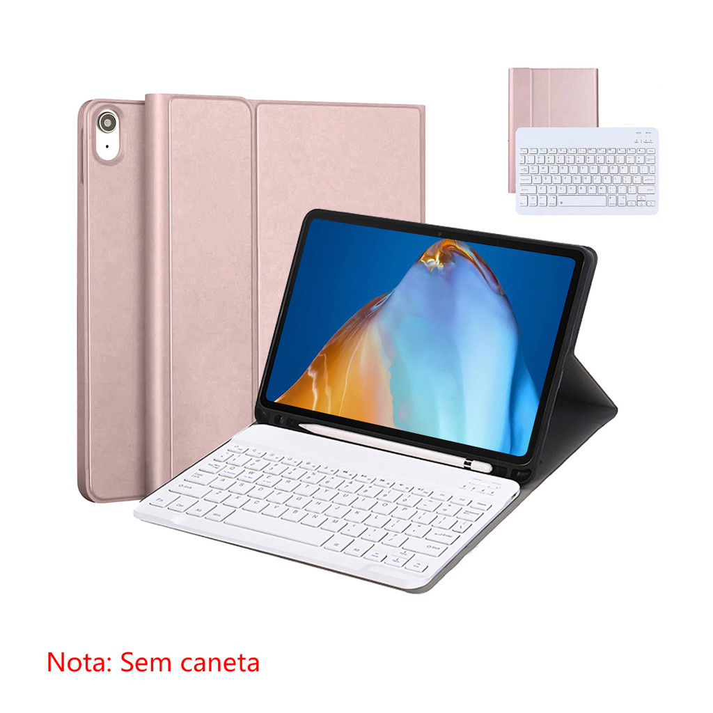 capa com teclado iluminado para iPad 5 6 7 8 9 Geração, ipad pro 9,7 10,5 12,9 13 inch, ipad air13inch, ipad air1 2 3.